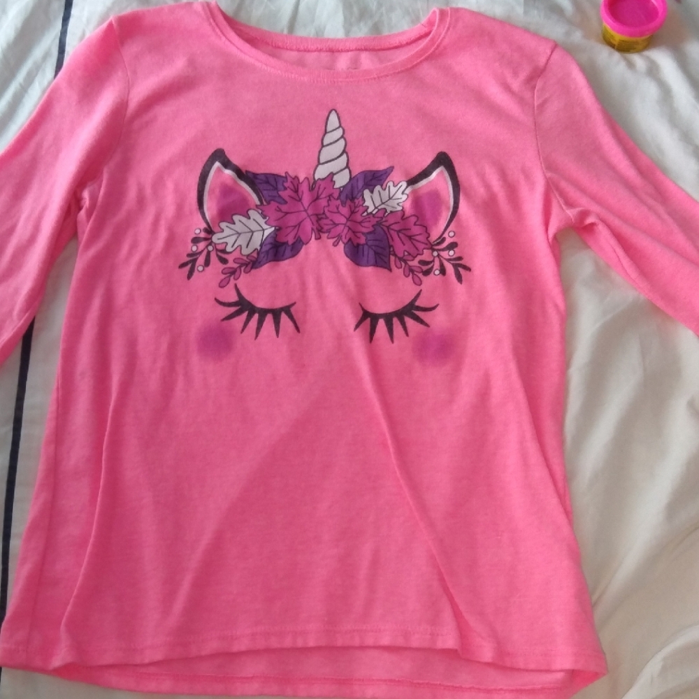 Place Pink and Purple Unicorn Long Sleeve Tee